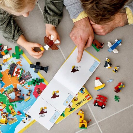 Конструктор LEGO Classic 11015 "Вокруг света", 950 деталей, изображение 7