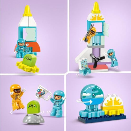 Constructor LEGO Duplo 10422 3 in 1 "Aventura navetei spatiale", 58 piese, 6 image