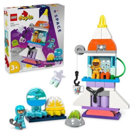 Constructor LEGO Duplo 10422 3 in 1 "Aventura navetei spatiale", 58 piese, 2 image