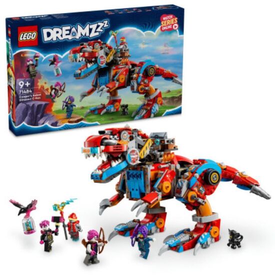 Constructor LEGO Dreamzzz 71484 "Dino-robot Cooper C-Rex", 917 piese, 2 image