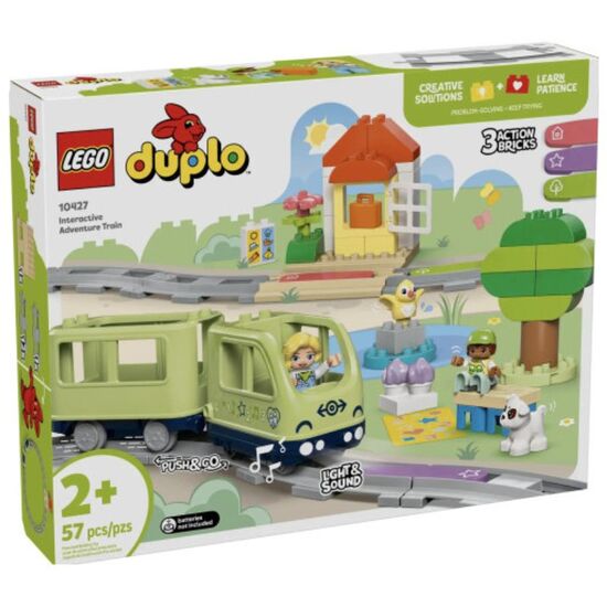 Constructor LEGO Duplo 10427 "Tren interactiv de aventura", 57 piese, 9 image