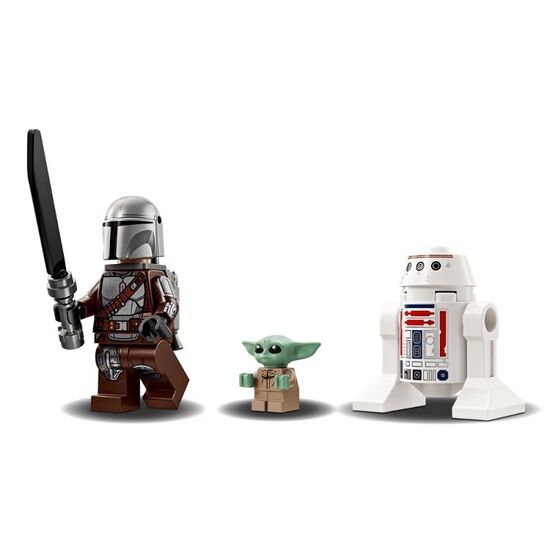 Constructor LEGO Star Wars „Starfighter-ul N-1 Mando și Grogu”, 92 piese, 75410, 4 image