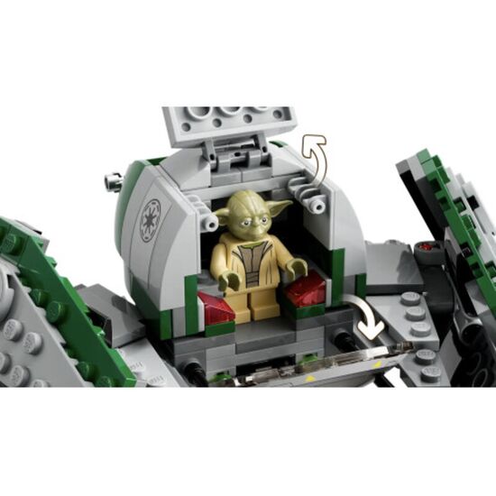 Конструктор LEGO Star Wars "Звездный истребитель джедая Йоды™", 253дет., 75360, изображение 5