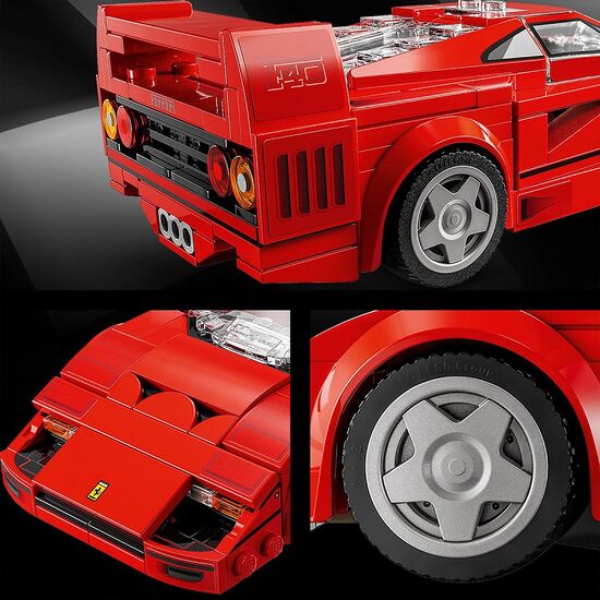 Constructor LEGO SPEED CHAMPIONS „Supercar Ferrari F40”, 318 piese, 76934, 5 image