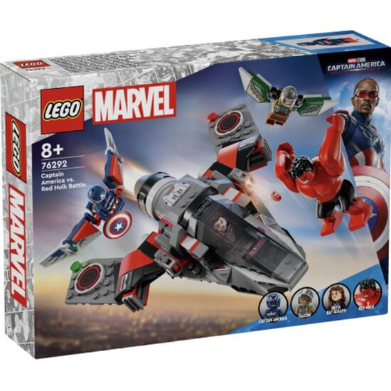 Constructor LEGO MARVEL "Bătălia Căpitanului America împotriva lui Red Hulk", 223 piese, 76292