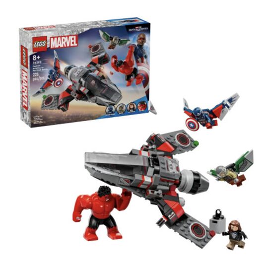 Constructor LEGO MARVEL "Bătălia Căpitanului America împotriva lui Red Hulk", 223 piese, 76292, 2 image