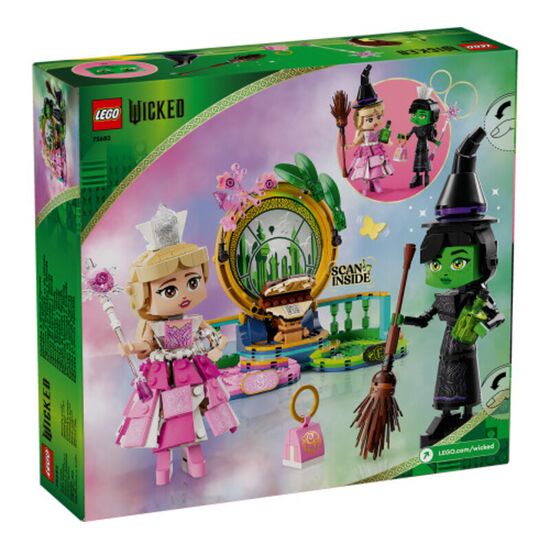 Конструктор Lego Wicked 75682, Фигурки Эльфабы и Глинды, 558 деталей, изображение 2