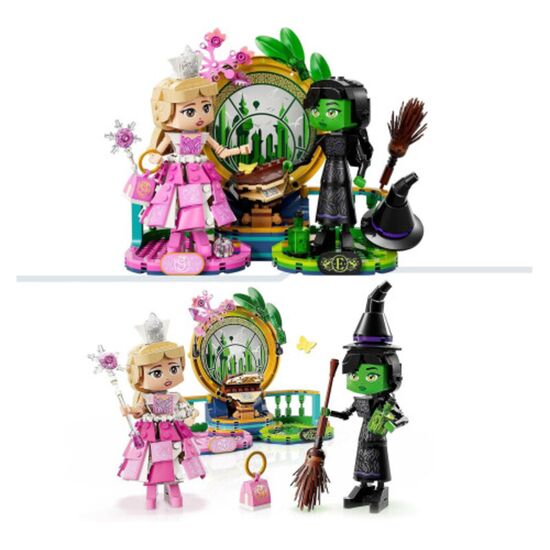 Конструктор Lego Wicked 75682, Фигурки Эльфабы и Глинды, 558 деталей, изображение 5