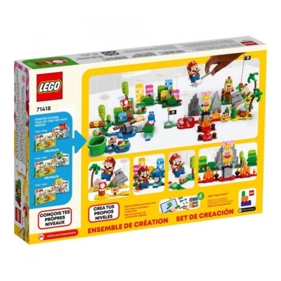 Constructor Lego Super Mario 71418, Instrumente de creatie, 588 piese, 2 image