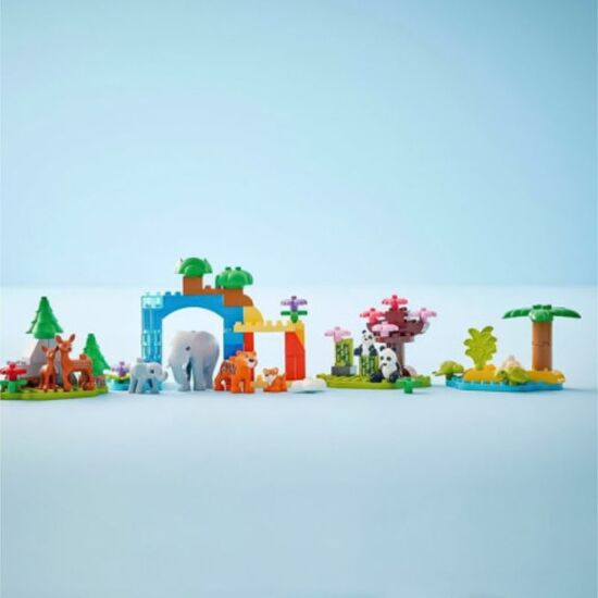 Constructor LEGO Duplo 10446 "Familia animalelor salbatice: 3 in 1", 92 piese, 5 image