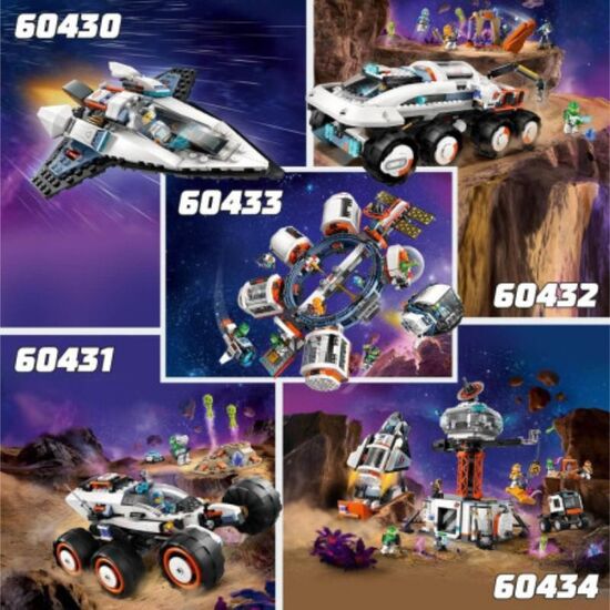 Конструктор LEGO City 60433 "Модульная космическая станция", 1097 деталей, изображение 6