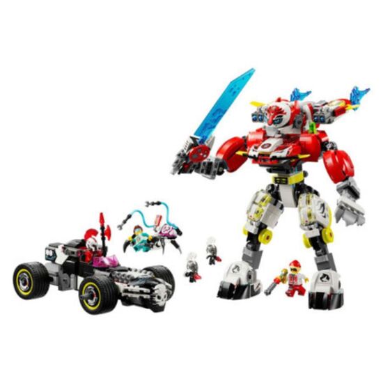 Конструктор LEGO Dreamzzz 71497 "Робот-тигр Купера и хот-род-кар Зеро", 1006 деталей, изображение 3