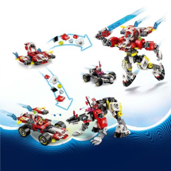 Конструктор LEGO Dreamzzz 71497 "Робот-тигр Купера и хот-род-кар Зеро", 1006 деталей, изображение 7