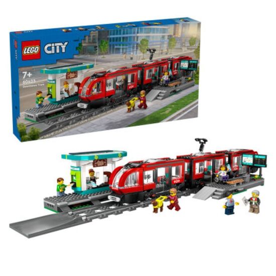Конструктор LEGO City 60423 "Трамвай и станция в центре города", 811 деталей, изображение 2