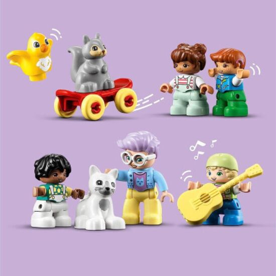 Конструктор 3в1 LEGO Duplo 10993 "Домик на дереве", 126 деталей, изображение 5