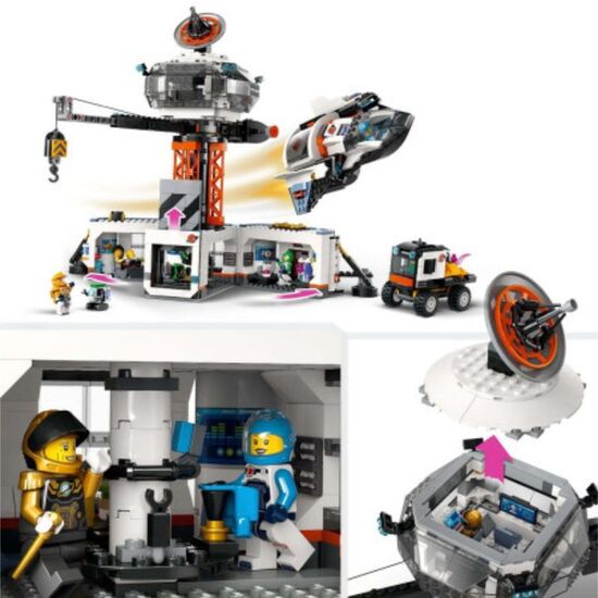 Конструктор LEGO City 60434 "Космическая база и ракетная платформа", 1422 детали, изображение 4