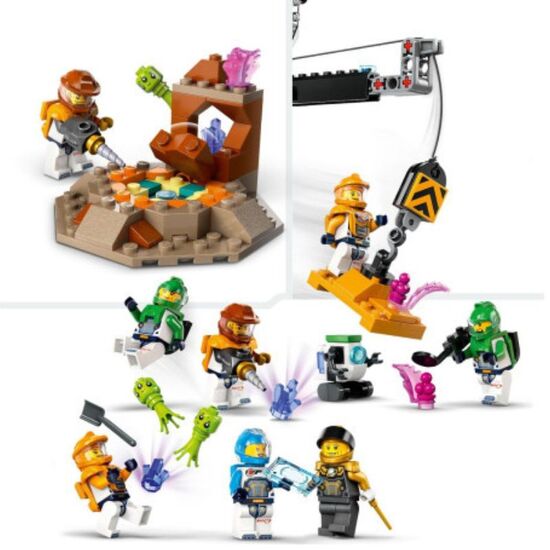 Конструктор LEGO City 60434 "Космическая база и ракетная платформа", 1422 детали, изображение 5