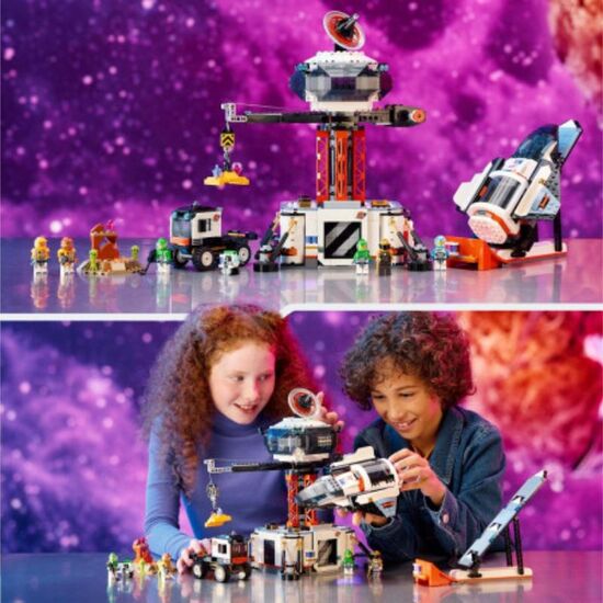 Конструктор LEGO City 60434 "Космическая база и ракетная платформа", 1422 детали, изображение 6