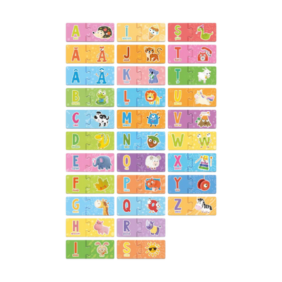 Обучающая игра DODO Алфавит, 31х2 элементов, (рум), изображение 2