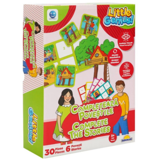 Joc educativ NORIEL „Completează povestea”, 30 de piese, 2 image