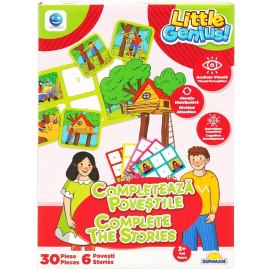 Joc educativ NORIEL „Completează povestea”, 30 de piese, 4 image