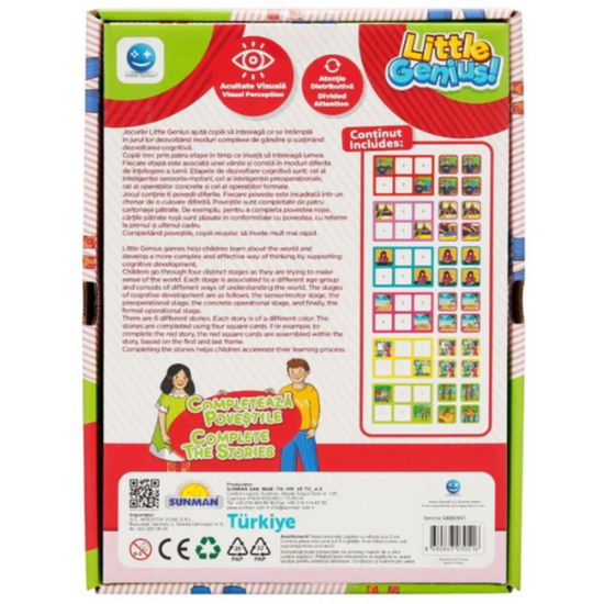 Joc educativ NORIEL „Completează povestea”, 30 de piese, 5 image