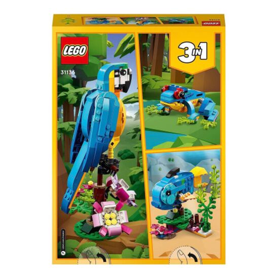 Конструктор LEGO Creator 3в1 "Экзотический попугай", 253 дет., 31136, изображение 2