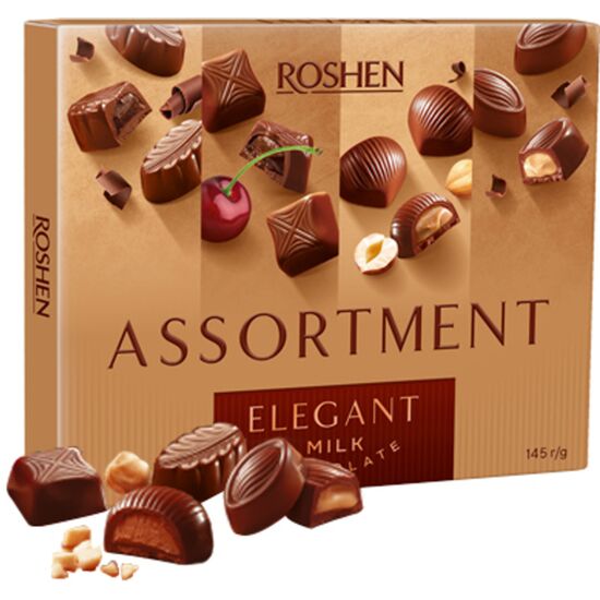 Коробочные конфеты ROSHEN Assortment Elegant, 145 г