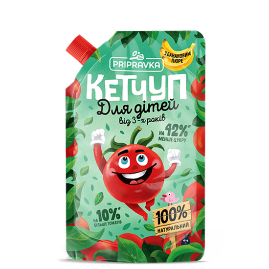Кетчуп PRIPRAVKA Детский с банановым пюре, 200 г