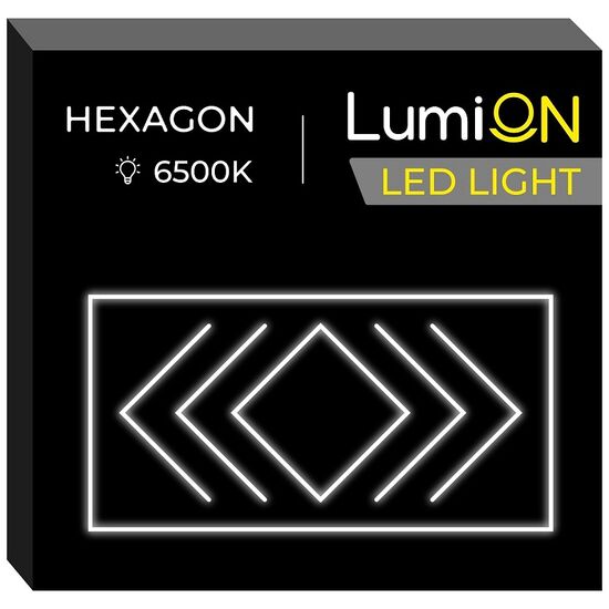 Sistem de iluminat modular THUNDER LumiON LO-8, (484,5×243,5 cm), Lumină albă