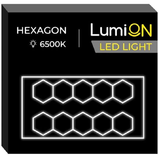 Sistem de iluminat modular THUNDER LumiON LO-3, (484,5×243,5 cm), Lumină albă