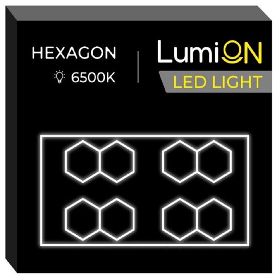Sistem de iluminat modular THUNDER LumiON LO-4, (484,5×243,5 cm), Lumină albă
