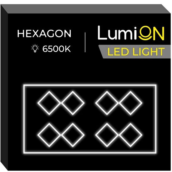 Sistem modular de iluminat THUNDER LumiON LO-6, (484,5×243,5 cm), Lumina albă, 2 image