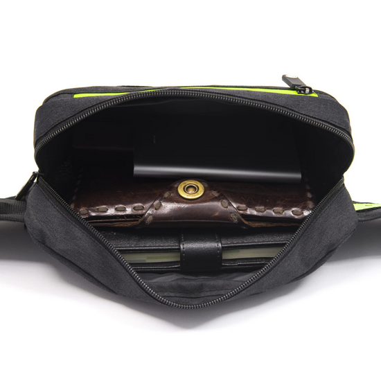 Поясная сумка JUMI TOURPEAK, 13,75x6,25x26,2 см, Черный/Зеленый, изображение 3