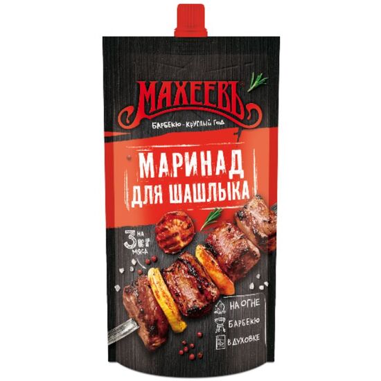 Маринад традиционный МАХЕЕВЪ для шашлыка, 300 г, со специями