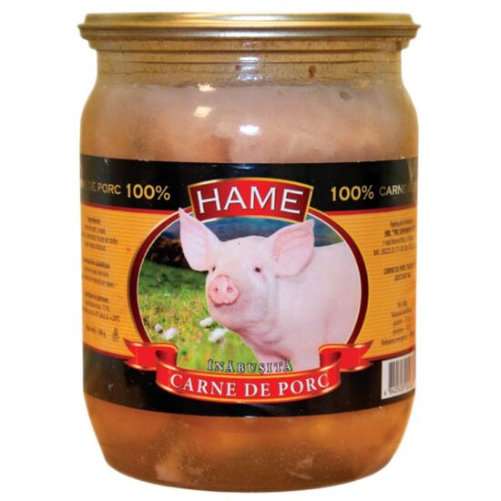 Conserve carne de pork inabusita HAME, 500 g