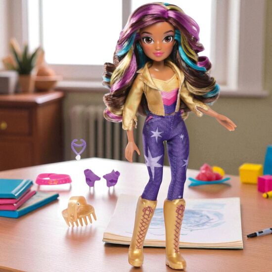 Set de joaca SPIN MASTER, academia unicornilor: Selectie de Papusi la Moda