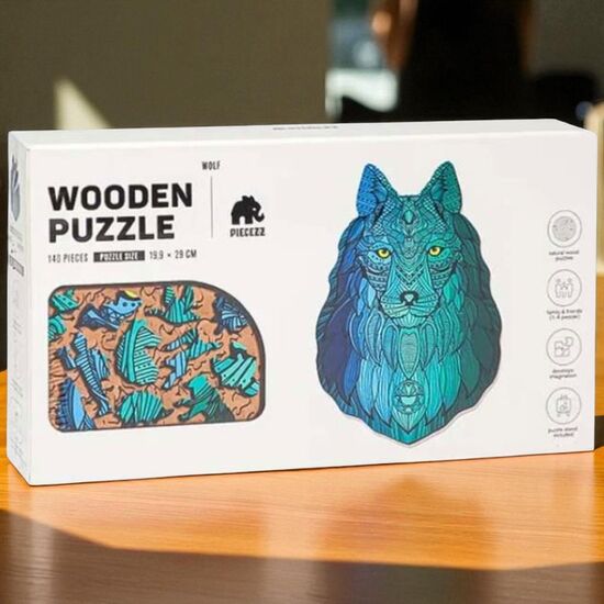 Пазлы PIECEZZ "Wolf", 140 деталей