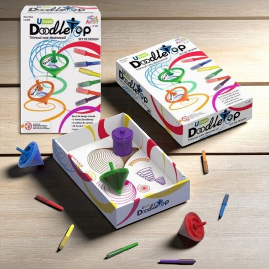 Set de creatie NORIEL "Desen de sus - Doddletop Design Kit"