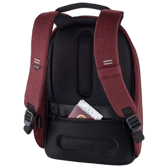 Rucsac Bobby Hero Small, 13,3", anti-furt, roșu, 3 image