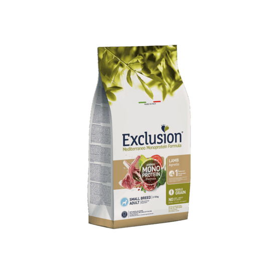Hrană uscată monoproteică pentru câini EXCLUSION, Miel, 7kg