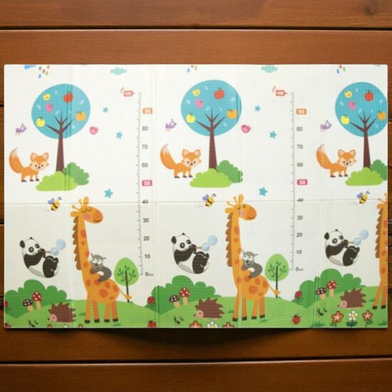 Складной игровой коврик Road/Panda, 2 стороны, 150 х 200 см