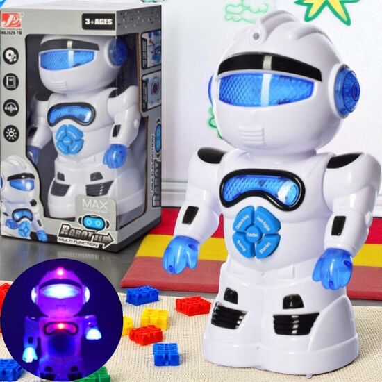 Игрушка робот со звуками и светом, вращение на 360°, ZJA305361