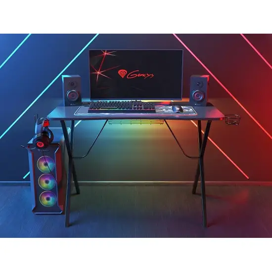 Геймерский стол GENESIS Holm 200, RGB, изображение 6
