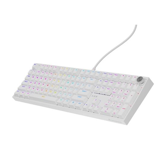 Tastatura GENESIS Oetemu Peach Silent, Mecanică, Albă, 4 image