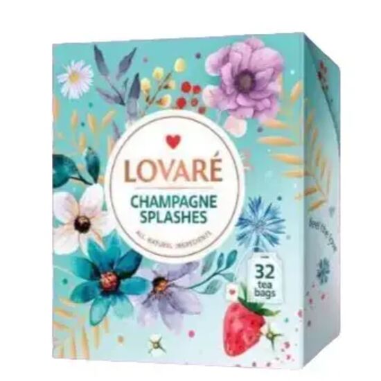Ceai LOVARE Splashes of Champagne Tea, 32 plicuri