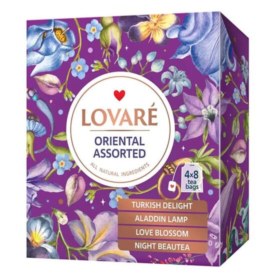 Ceai LOVARE Oriental Assorted Tea, 32 plicuri