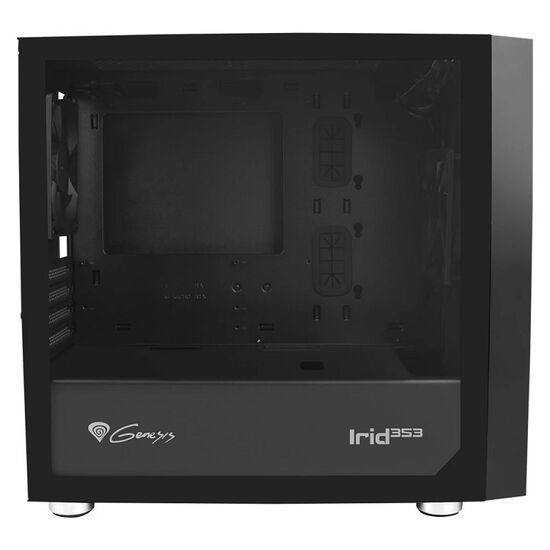 Корпус GENESIS Irid 353, ARGB, MATX, Черный, изображение 4