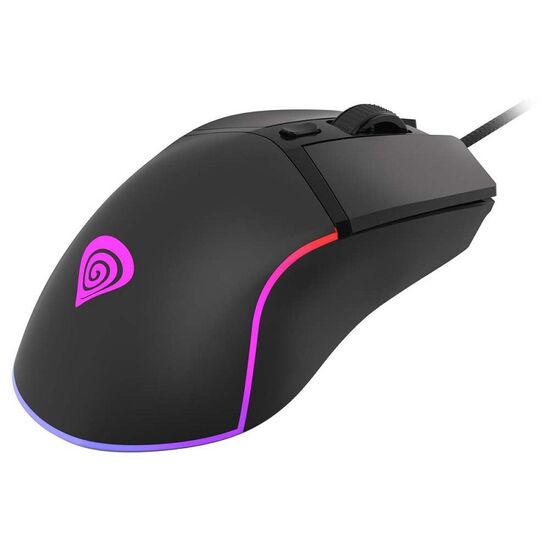 Mouse de gaming GENESIS Krypton 220, 6400 DPI, Iluminare RGB, cu software, Negru, 3 image