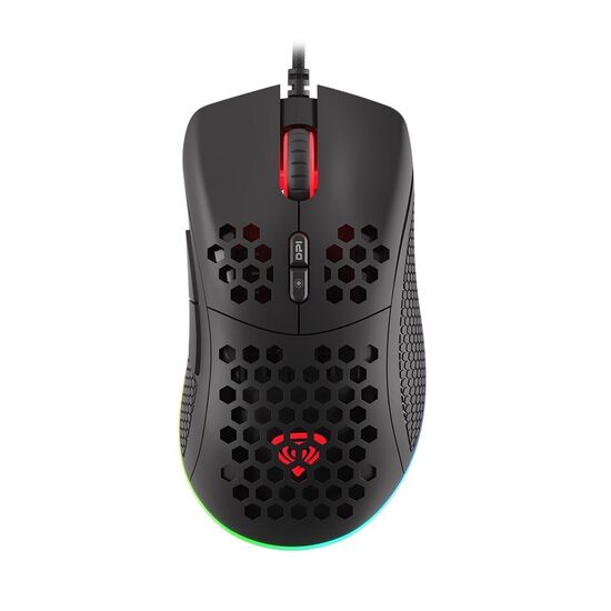 Mouse de gaming GENESIS Krypton 555, 8000 DPI, Iluminare RGB, cu software, Negru, 2 image